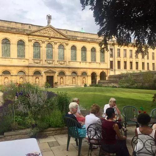 committee drinks in the provosts garden