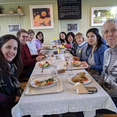 waterperry gardens cafe